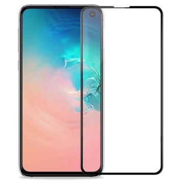 Защитная пленка Samsung SM-A905F Galaxy A90 (2019) (Gorilla Glass стеклянная) 5D (черная) Neypo