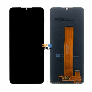Дисплей Samsung SM-A022G/DS Galaxy A02 / SM-M127F Galaxy M12  в сборе c тачскрином (черный)