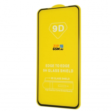 Защитная пленка Huawei Honor 30/ Honor 30 Premium/ Nova 7 (стеклянная Gorilla Glass) 2.5D полная наклейка (черный)