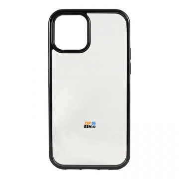 Чехол iPhone 12 / 12 Pro задняя накладка (матовый черный) Multi