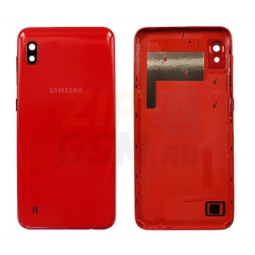 Задняя крышка корпуса Samsung SM-A105 Galaxy A10 (красный)