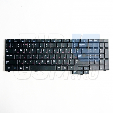Клавиатура для ноутбука Samsung R519 / R523 / R525 / R528 / R530 / R538 / R540 / P580 / R610 / R618 / R620 / R717 / R719 / R728 / RV508 / RV510 черная