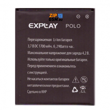 Аккумулятор Explay Polo оригинал АСЦ p/n Ф4028421