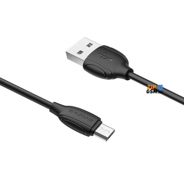 Кабель USB - micro USB BOROFONE BX19 Benefit (1м PVC) черный