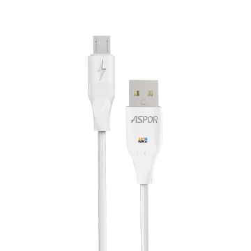 Кабель USB - micro USB (AC-01 Plus) ASPOR (2м, белый)