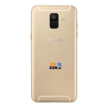 Задняя крышка корпуса Samsung SM-A600F (Galaxy A6 2018) без рамки дисплея (золото) оригинал