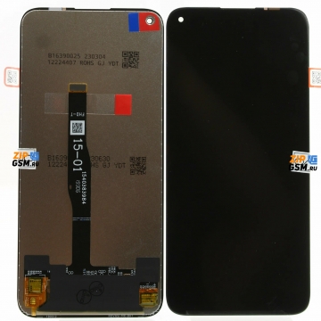 Дисплей Huawei P40 Lite / Nova 6 SE в сборе с тачскрином (черный)