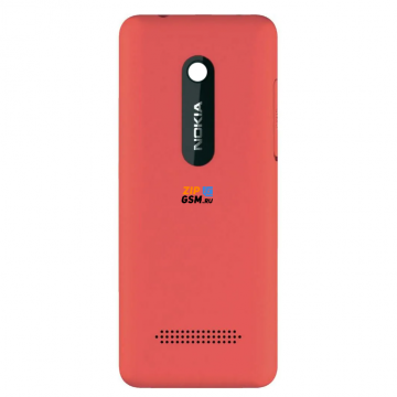 Задняя крышка корпуса Nokia 206 ASHA 2 sim (розовый) оригинал АСЦ (p/n 02501J2)