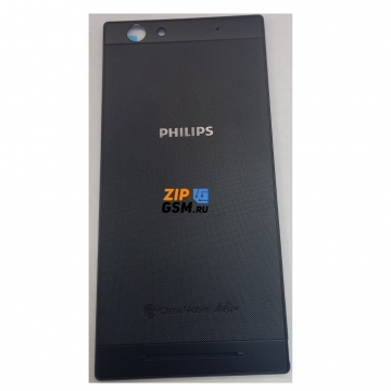 Крышка АКБ Philips S616  (черная) оригинал АСЦ p/n SVC1080401600520