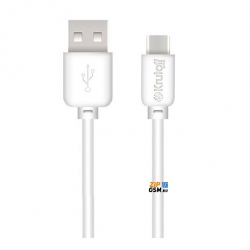 Кабель USB - USB Type-C Krutoff Modern (1m) белый