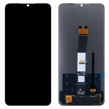 Дисплей Xiaomi Redmi 10C / Poco C40 в сборе с тачскрином (черный)