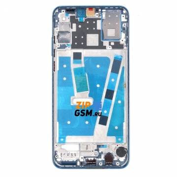 Рамка дисплея Huawei P30 Lite (24MP) Type-C разъем (синий)