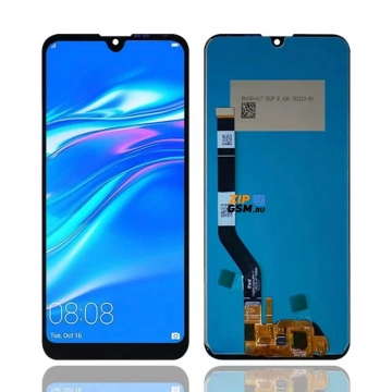 Дисплей Huawei Y7 2019 / Y7 2019 Pro в сборе с тачскрином (черный) премиум