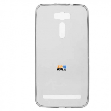 Чехол силиконовый Asus ZenFone 2 (ZE601KL) прозрачный -черный