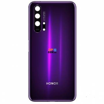Задняя крышка Huawei Honor 20 Pro (YAL-L41) со стеклом камеры (фиолетовый) оригинал