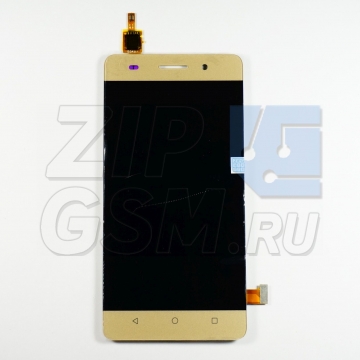 Дисплей Huawei Honor 4C (CHM-U01) в сборе с тачскрином (золото)