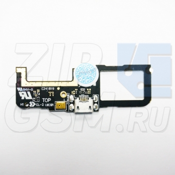 Плата дополнительная Asus ZenFone C (ZC451CG) с разъемом зарядки и микрофоном