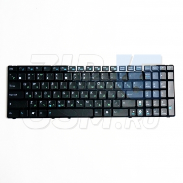 Клавиатура ноутбука Asus N53/N51/N52/N50/N60/N61/N70/ N71/N73/K52/K53/F50/F70/G51/G53/G60/ G72/G73/A52/N90/P50/P52/P53/U50/ UL50 в рамке (черный)