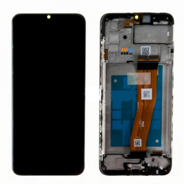 Дисплей Samsung SM-A025F (Galaxy A02s) в сборе с тачскрином (черный) оригинал АСЦ p/n GH81-20118A
