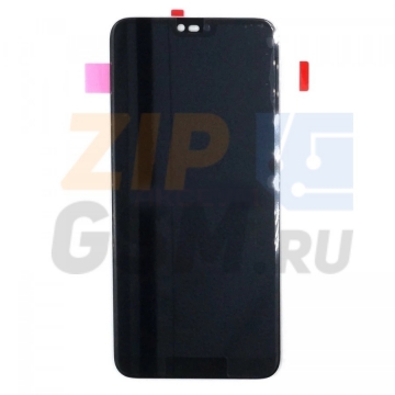 Дисплей Huawei Honor 10 (COL-L29) в сборе с тачскрином (без отпечатка пальца) (черный)