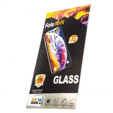 Защитная пленка Huawei Y9 2019 (Gorilla Glass стеклянная) черный Faison