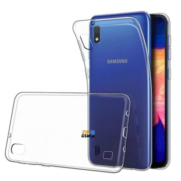 Чехол Samsung SM-A105F Galaxy A10 задняя накладка (силиконовый ультратонкий прозрачный)