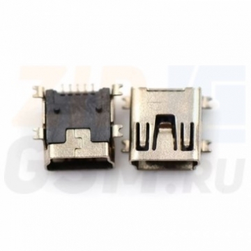 Разъем зарядки Mini USB 2.0 (USB-MU-005-18) 5pin