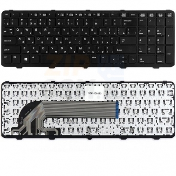 Клавиатура ноутбука HP ProBook 450 G0 / 450 G1 / 455 G1 / 470 G0 / 470 G1 (черный) с рамкой