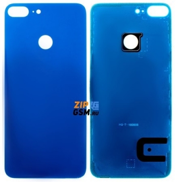 Задняя крышка Huawei Honor 9 Lite (синий) со стеклом камеры (оригинал)