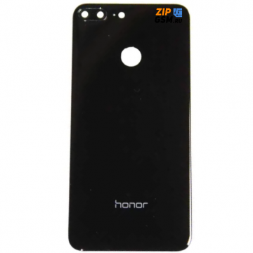 Задняя крышка Huawei Honor 9 Lite (черный) со стеклом камеры (оригинал)