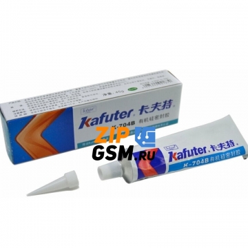 Клей силиконовый (промышленный) Kafuter K-704 (45г) белый