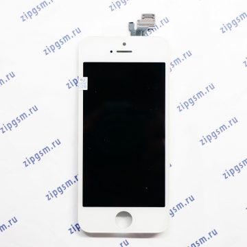 Дисплей iPhone 5 в сборе с тачскрином (белый), ориг