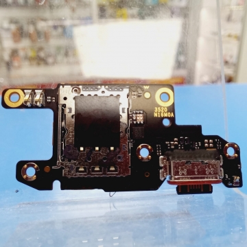 Плата дополнительная Xiaomi Poco X6 5G с разъемом зарядки, Sim-карты и микрофоном, оригинал