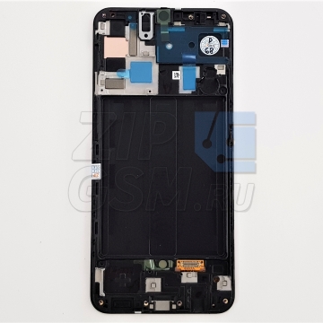 Дисплей Samsung SM-A505F Galaxy A50 в сборе с тачскрином (черный) оригинал АСЦ p/n GH82-19204A
