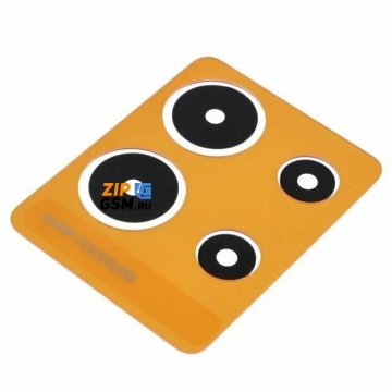 Стекло камеры Infinix Note 30 4G (комплект 5 шт) оранжевый