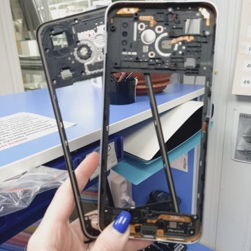 Средняя часть корпуса Infinix Hot 30 Play (X6835B) белый