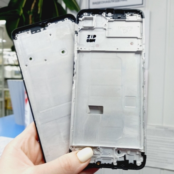 Рамка дисплея Realme C35 (RMX3511) (черный)
