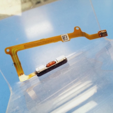 Шлейф Huawei P40 Lite 4G со сканером отпечатка пальца (черный) оригинал