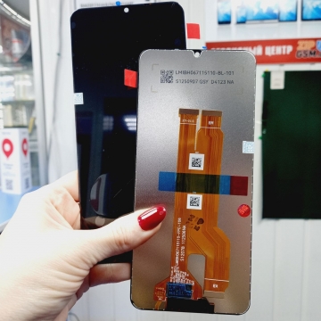 Дисплей Realme C61 (RMX3930)/ C63 (RMX3939)/ Note 60 (RMX3933)  в сборе с тачскрином (черный) оригинал