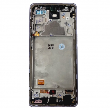 Дисплей Samsung SM-A725F Galaxy A72  в сборе с тачскрином (лаванда) оригинал АСЦ p/n GH92-25460C