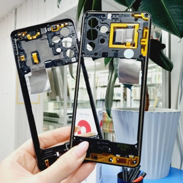 Средняя часть корпуса Samsung SM-A325 Galaxy A32 4G 2021 (черный)