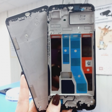 Рамка дисплея Realme C51 (RMX3830) / Note 50 (RMX3834) черный