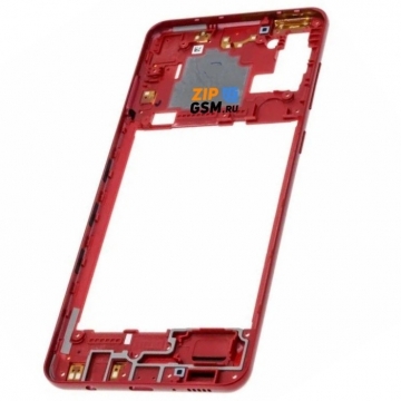 Средняя часть корпуса Samsung SM-A217 Galaxy A21s (красный)