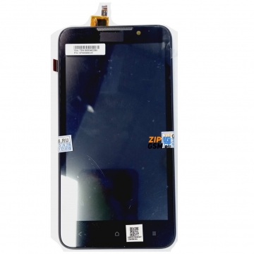 Дисплей HTC Desire 516 в сборе с таскрином в рамке (черный) оригинал