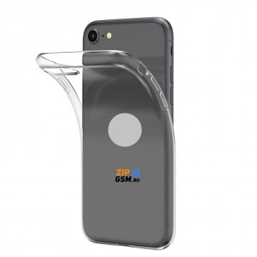 Чехол iPhone 7 / 8 / SE 2020 (4.7) задняя накладка (силиконовый ультратонкий прозрачный) техпак