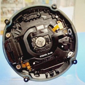 Задняя часть корпуса Samsung Watch3 45мм R840/ R845 /R850 /R855 Galaxy  с беспроводной зарядкой (черный) б/у