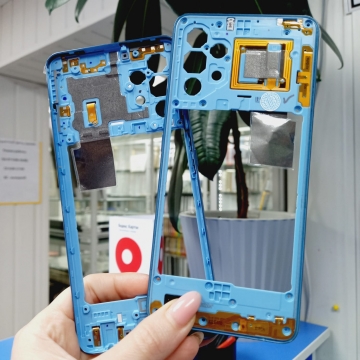 Средняя часть корпуса Samsung SM-A325 Galaxy A32 4G 2021 (синий)