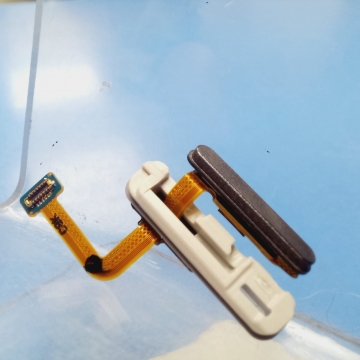 Шлейф Samsung SM-F721B Galaxy Z Flip4 кнопка включения + сканер отпечатка пальца (синий) оригинал АСЦ p/n GH96-15339D