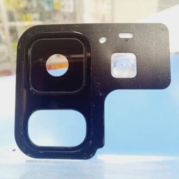 Стекло камеры Samsung SM-A530F Galaxy A8 2018 в рамке (черный)