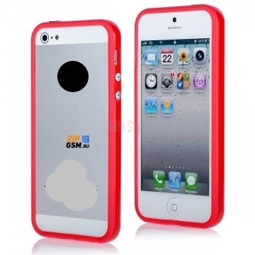Бампер iPhone 5C (красный)
